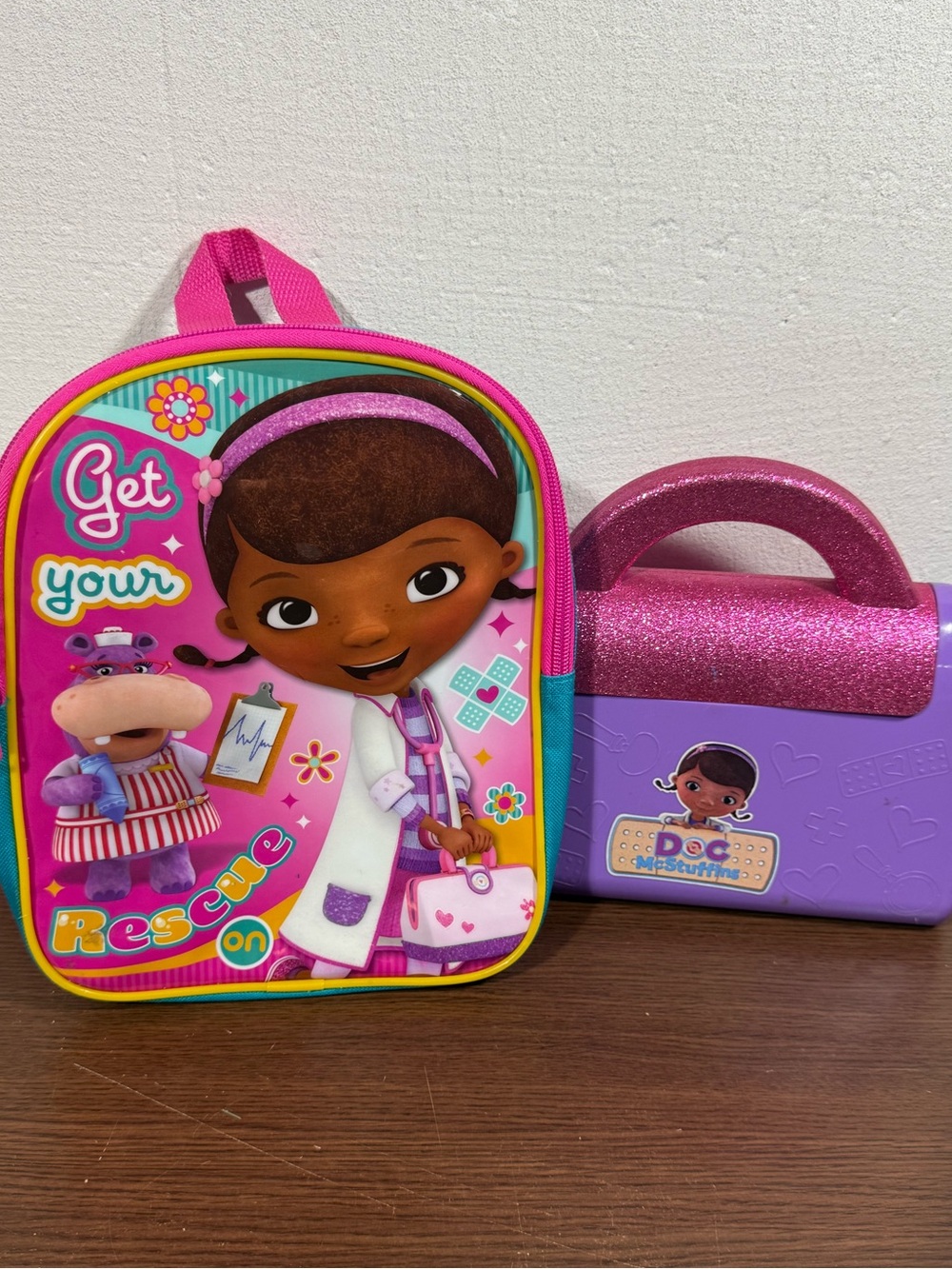 Doc Mcstuffins Backpack & Doctor Bag